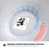 L120 LED Red Light Therapy Belt 630Nm 850Nm near Infrared Red Light Therapy Pad Wireless for Waist Back Pain Relief